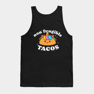 Cute Non Fungible tacos Unicorn nftacos mexican food Tank Top